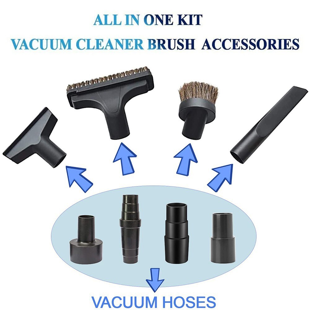 Vacuum Hose Adapter Kit,Reducer Converter From 1 1/2 Inch To 1 1/4inch