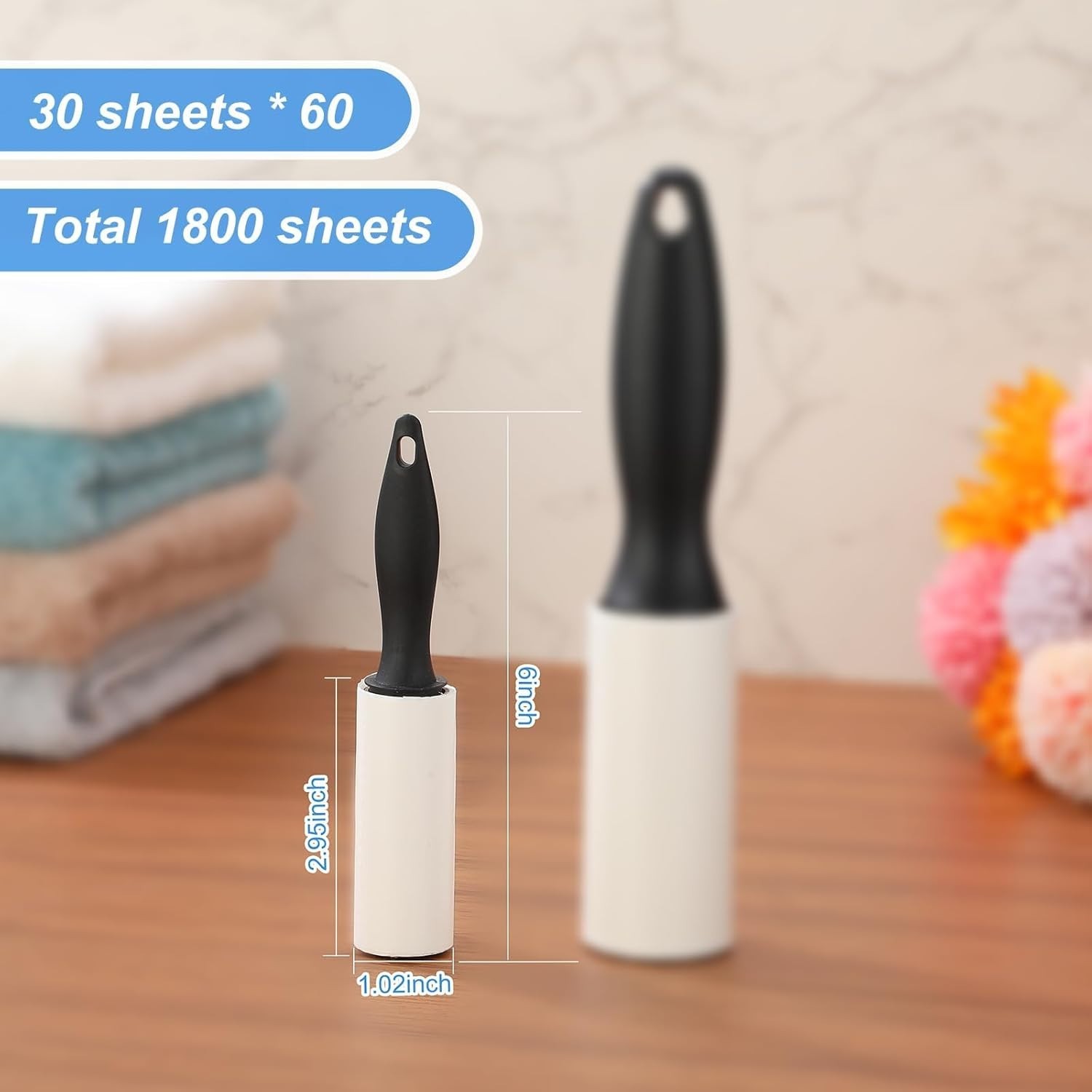 Lightweight Mini Lint Roller Bulk – 80 Stickers for Ultimate Cleanliness Anytime