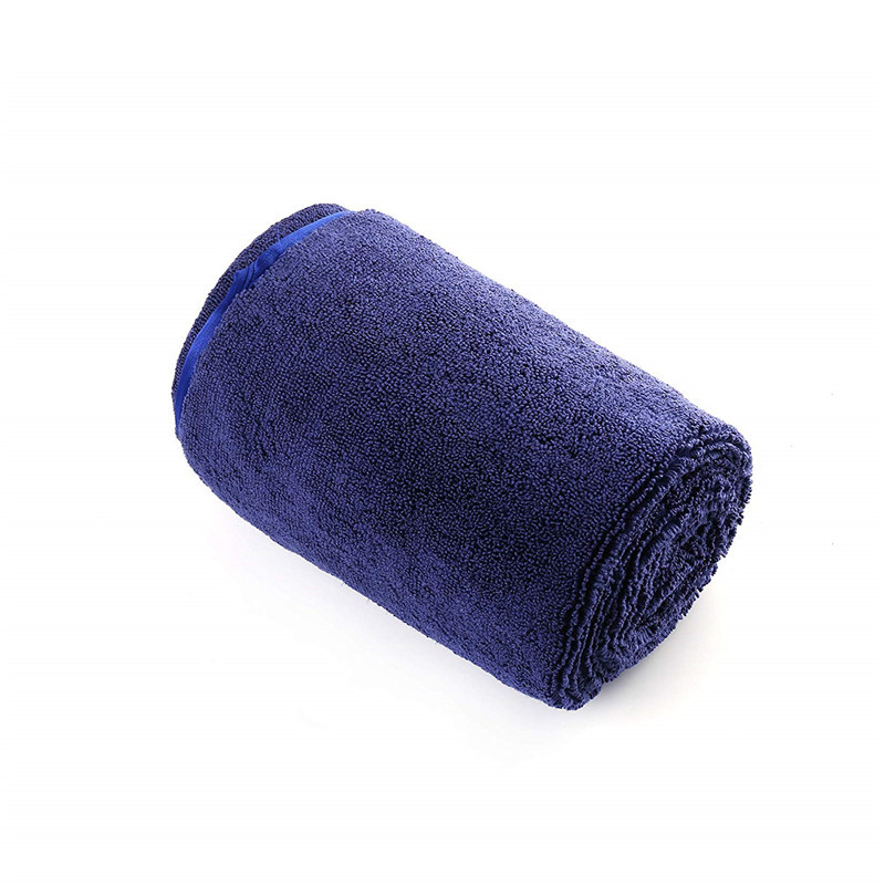 Carcarez Large Water Absorbing Car wash Microfiber Drying Towel Hemming 25 x 36″