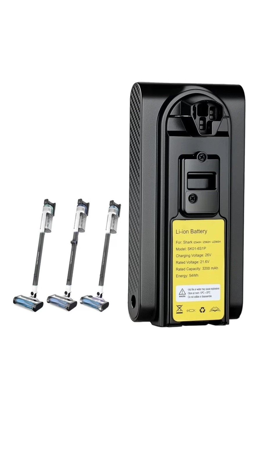 New XBATR620SL LITHIUM-ION BATTERY For SHARK UZ565H IZ540H IZ562H IZ662H