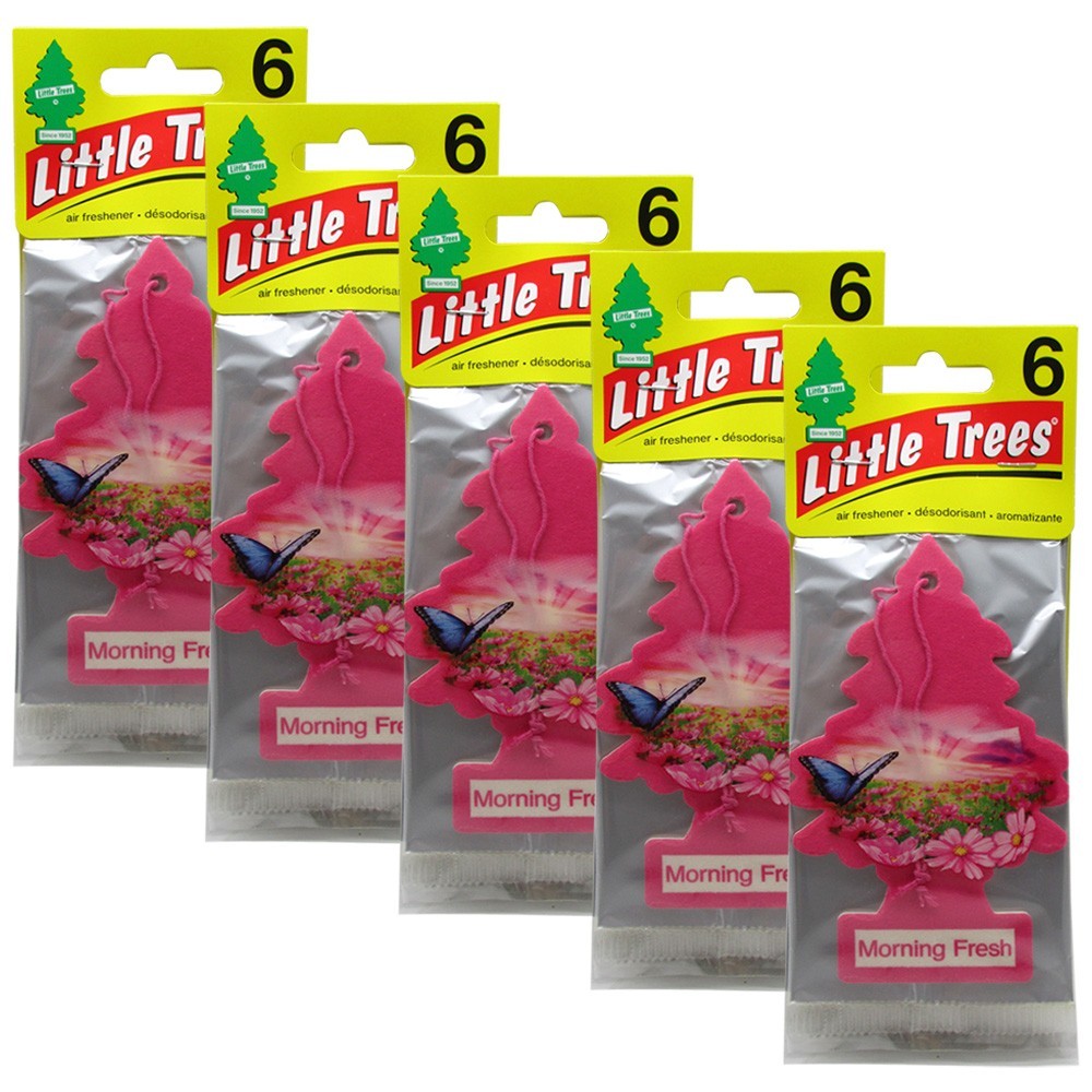 Little Trees Car Air Freshener – Morning Fresh, Refreshing Daily Aroma x 30 Pack