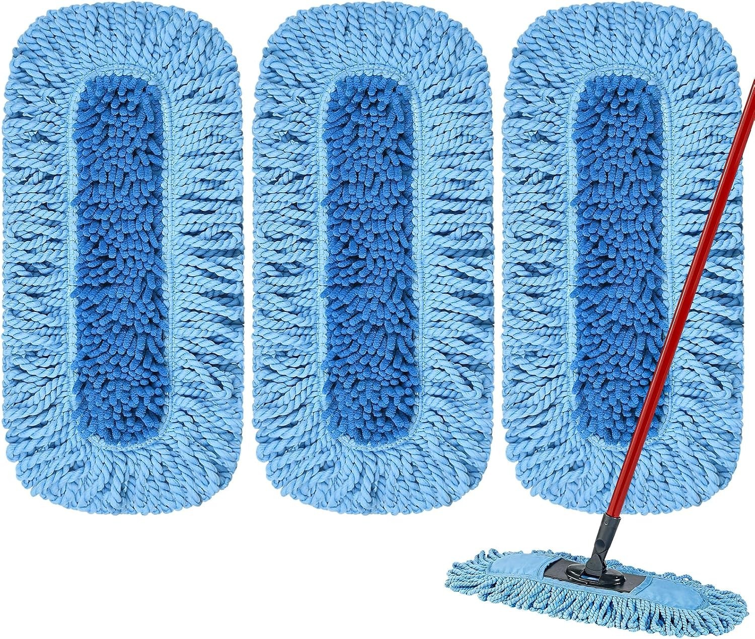 3 Pack Dust Mop Replacement Head for O-Cedar Dual-Action Dust Mop Pads Refill…