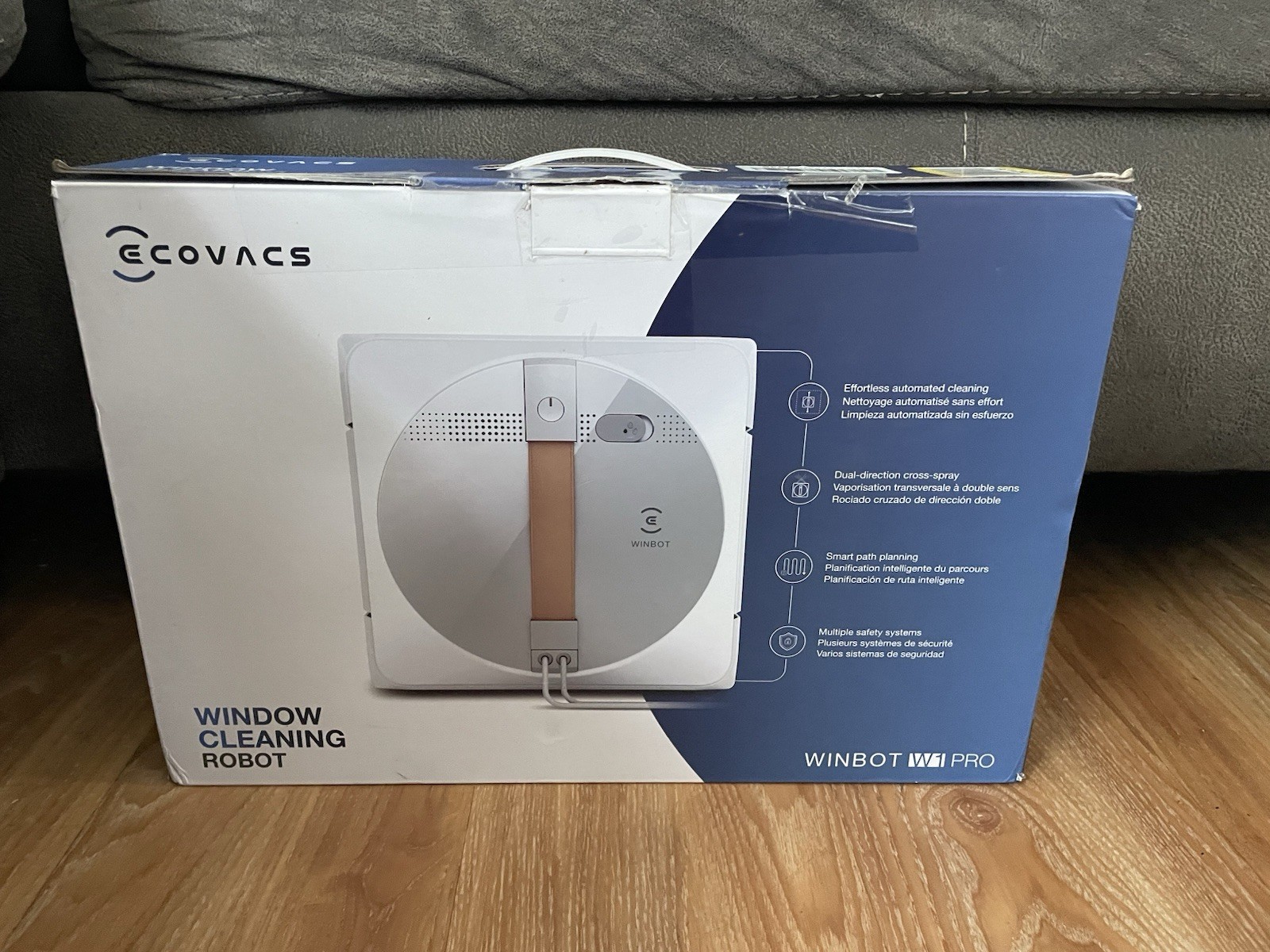 Ecovacs Winbot W1 Pro Window Cleaning Robot, App Control Free Shipping