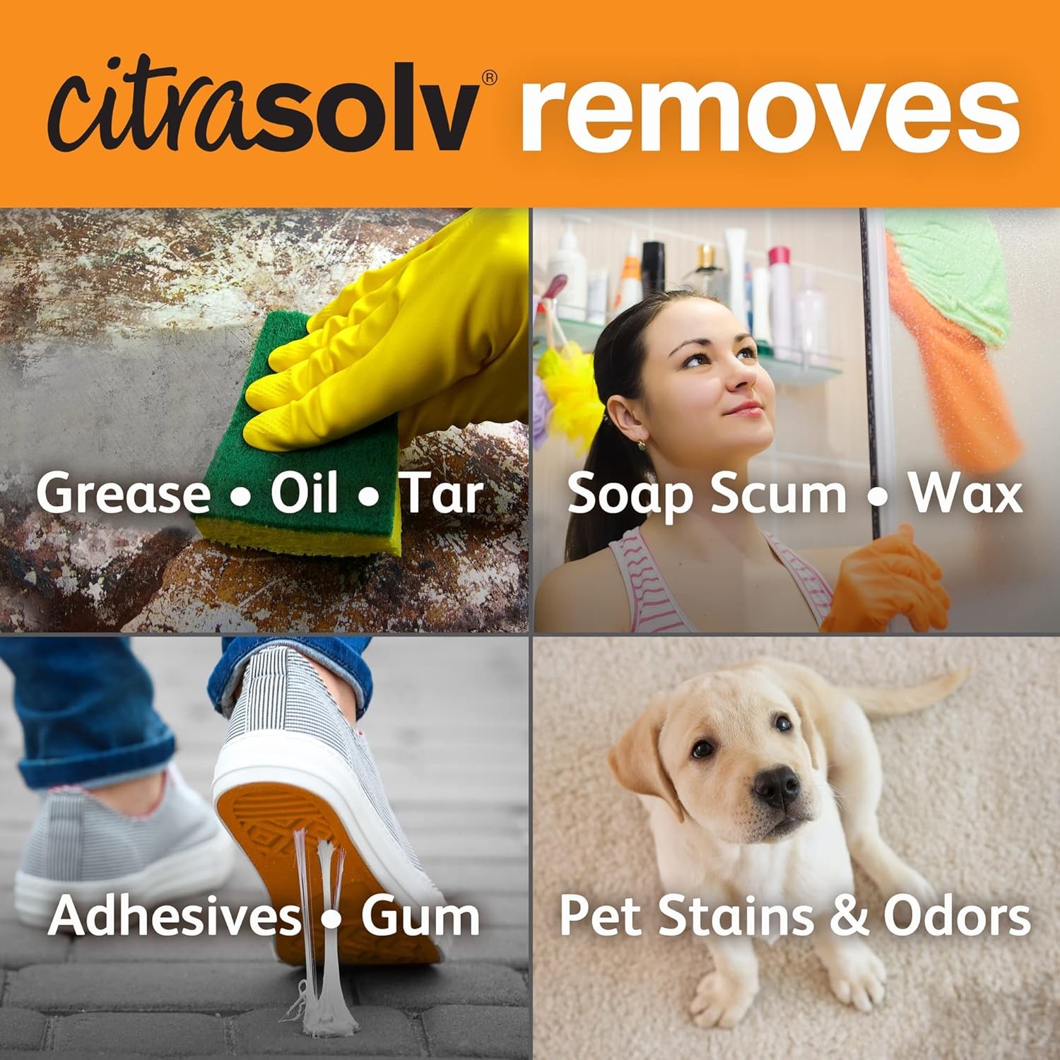 Citra Solv Concentrated Cleaner & Degreaser, Deodorizer 8 Fl Oz