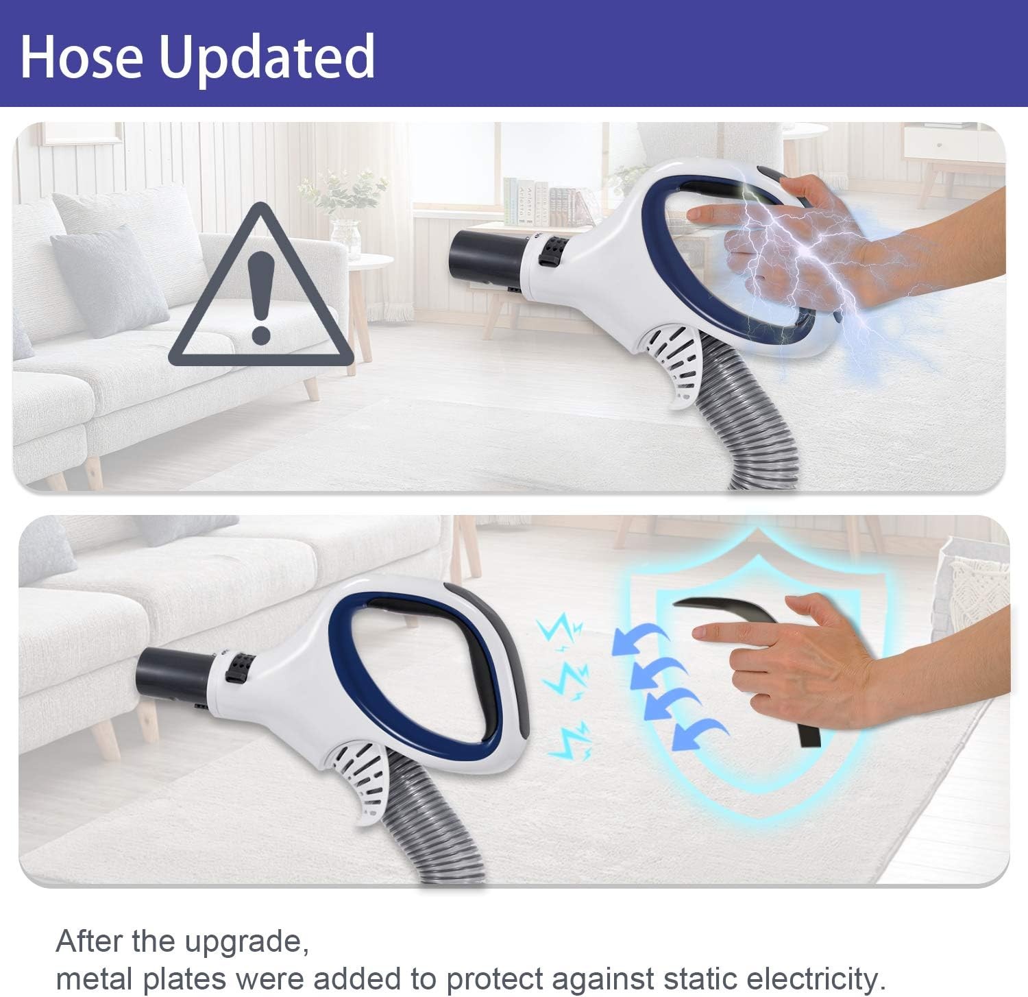 Upgraded Replacement Shark Rotator Hose Handle Compatible for Shark Rotator Pro