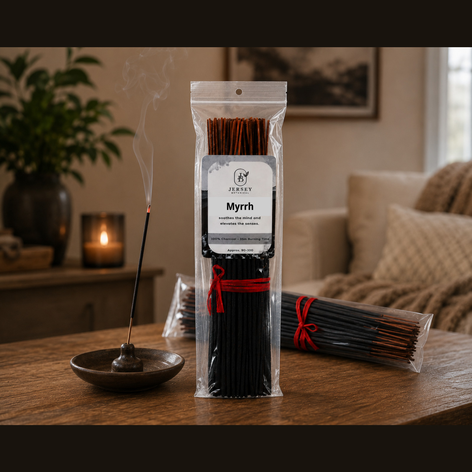 Incense Sticks 9″ Bulk Citronella Charcoal Hand Dipped Long Lasting USA Made