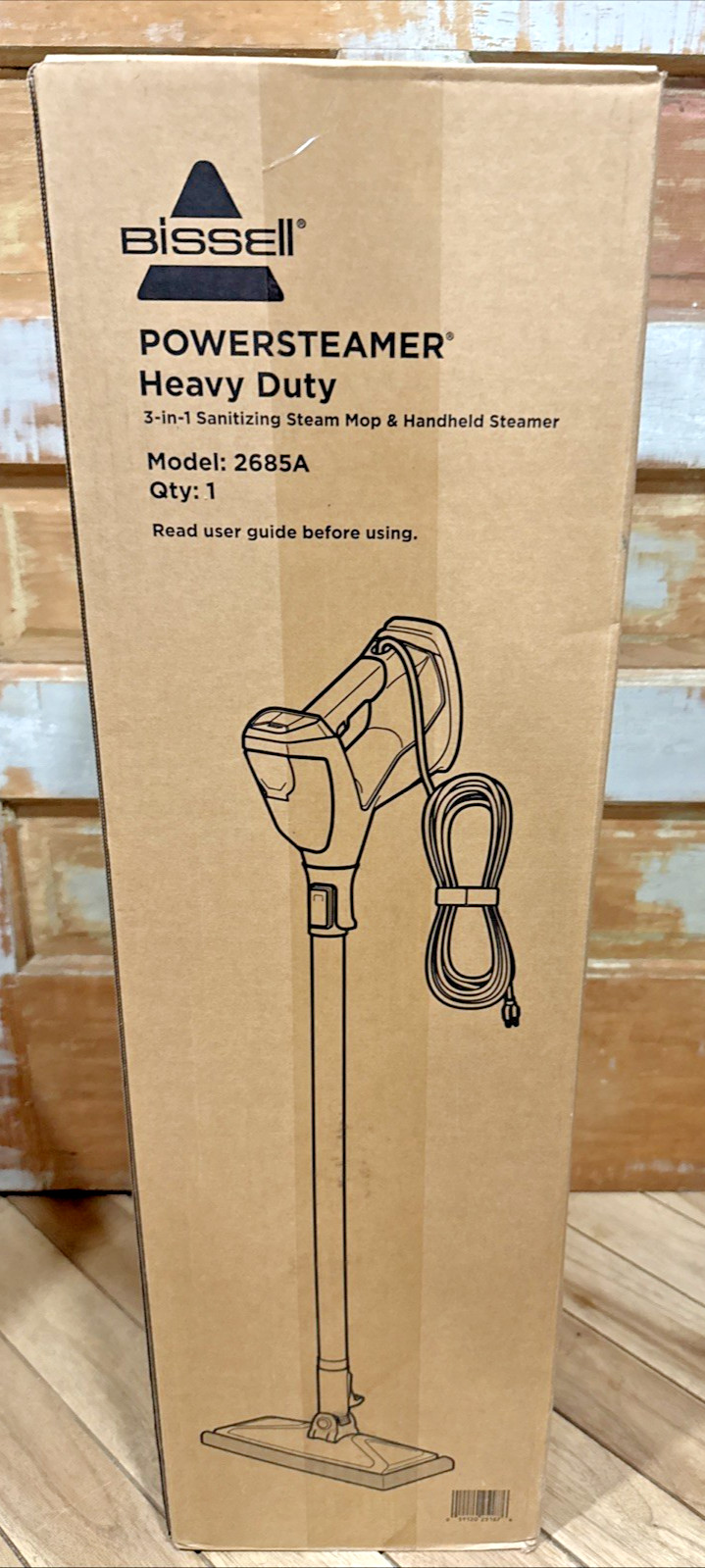 Factory Sealed BISSELL PowerSteamer Heavy Duty 3-in-1 Steam Mop 2685A