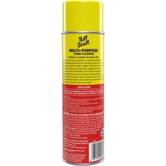 (2 PACK )Tuff Stuff Multi Purpose Foam Cleaner for Deep Cleaning of Car Interior