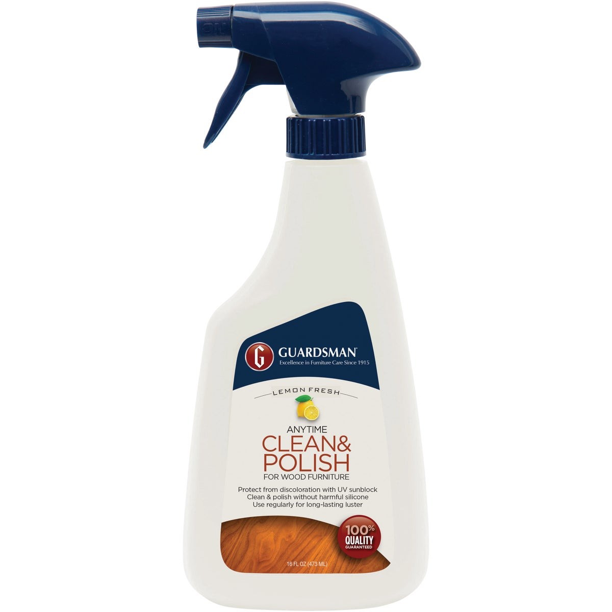 Guardsman 16 Oz. Lemon Anytime Clean & Polish for Wood Furniture 461300