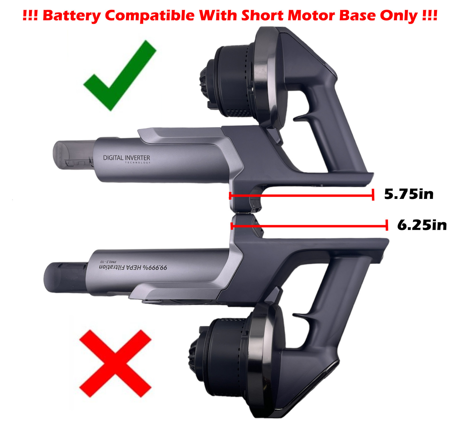 New Samsung Jet 60, 70, 75 Series Vacuum Rechargeable Li-ion Battery VCA-SBTA60