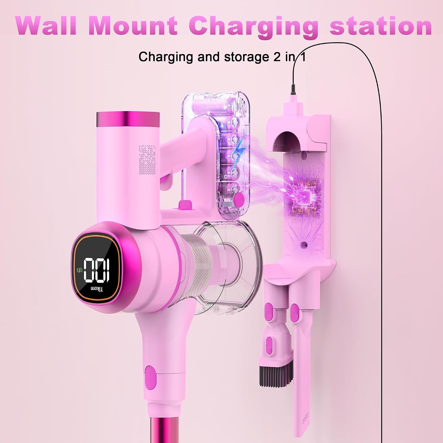 Advanced Cyclone Filtration Vacuum, 1.3L Dust Cup Capacity