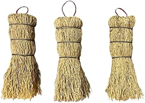 Coladera Set of 3 Natural Fiber Dish Brush Cleaners Mexican Escobetas Molcajete