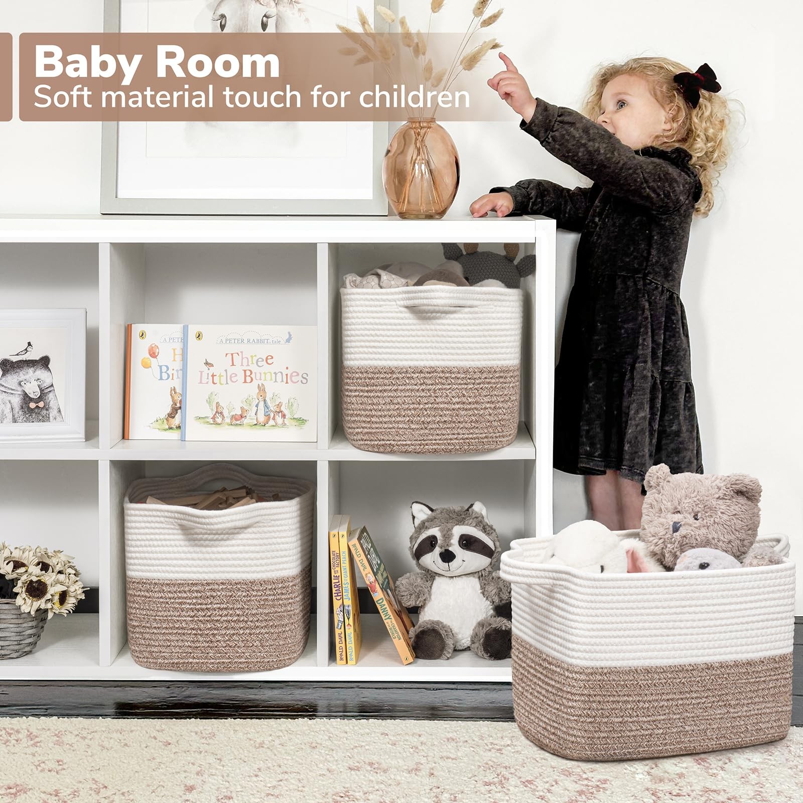 Goodpick Cube Storage Bins – Shelf Baskets for Toys Storage, Closet Storage …