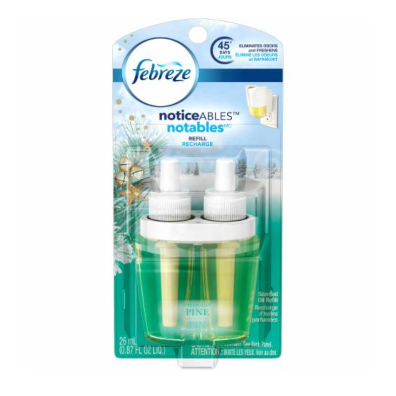 Febreze Noticeables Refill Fresh Cut Pine Plug In Oil Air Freshener New