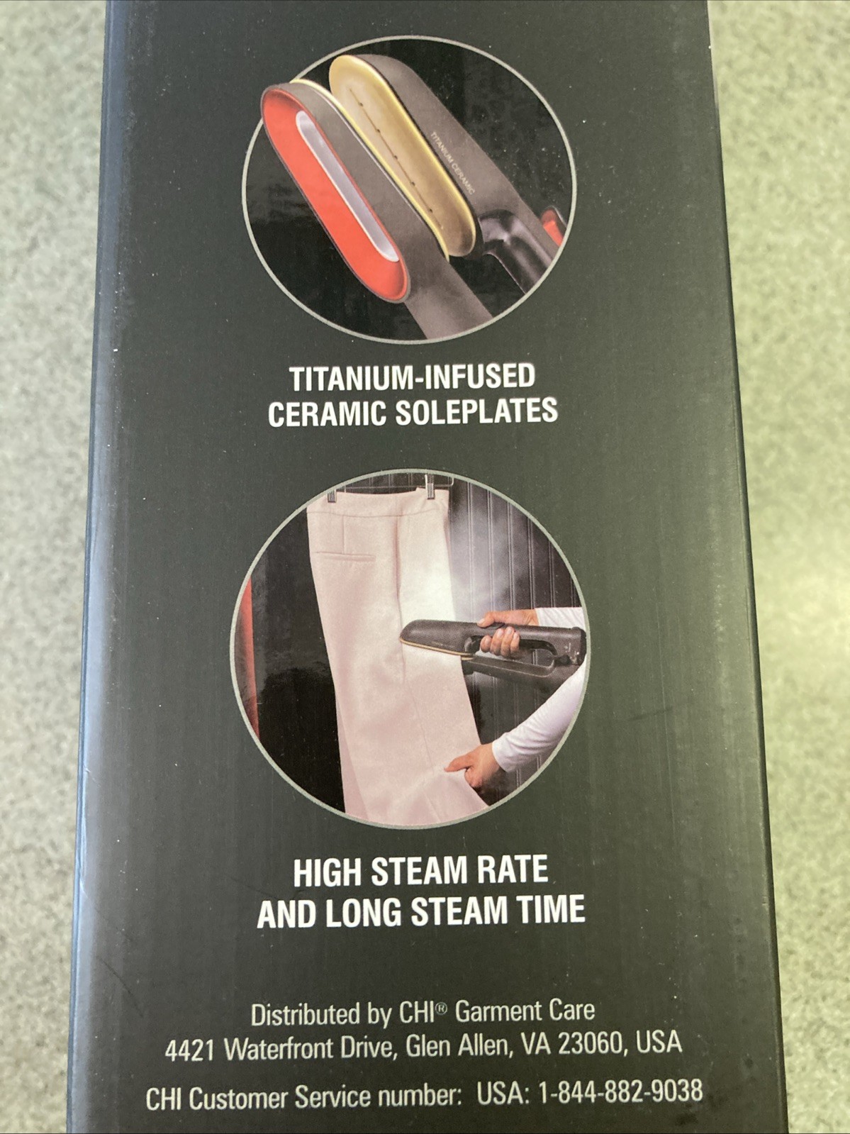 CHI SteamPress 11600 3-in-1 Handheld Garment Steamer 1500 W New