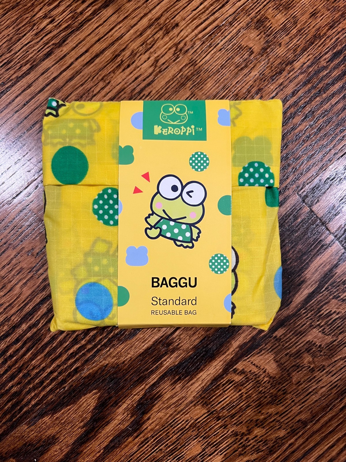 BAGGU Hello Kitty Keroppi Standard Baggu Reuseable Bag NWT HTF Rare
