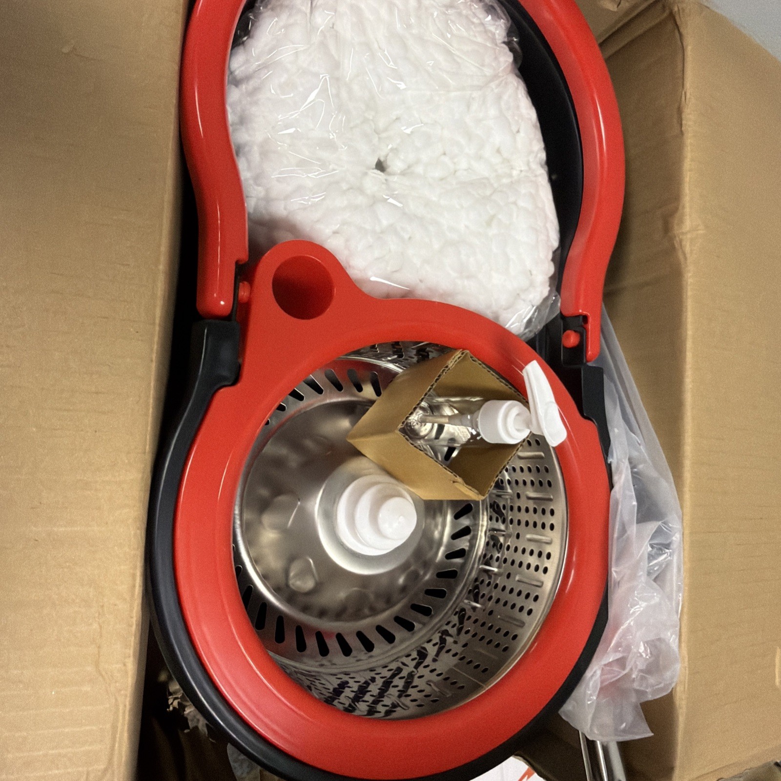 spin mop and bucket set