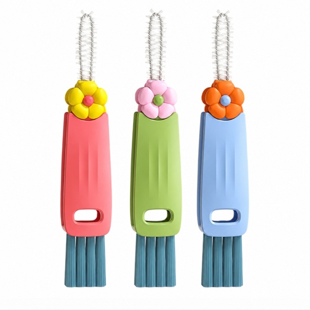 3-in-1 Multipurpose Bottle & Cup Gap Cleaner Brush-3 Pack Crevice Cleaning Tool