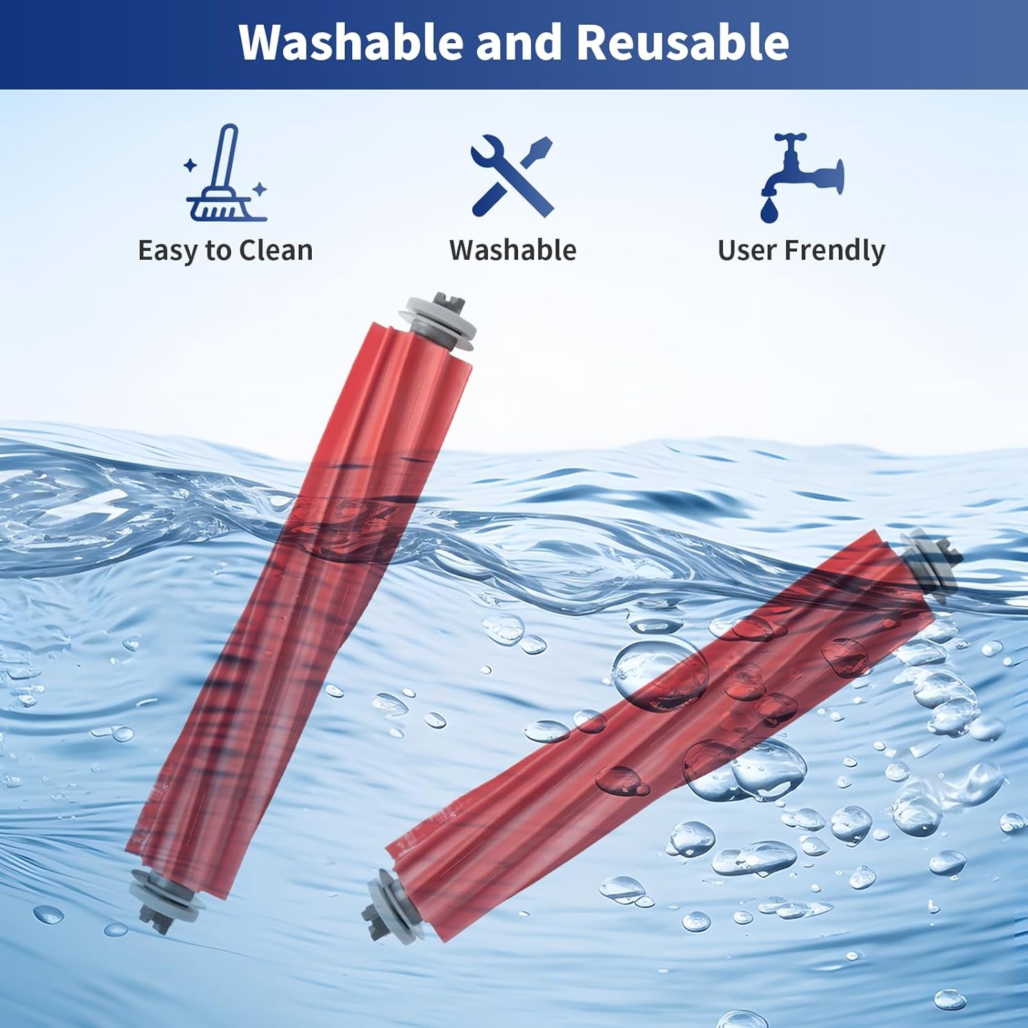 Roller Brush Replacement for Roborock Q7,Q7+,Q7 Max,Q7 Max+,S7 Series,QV 35A/35S