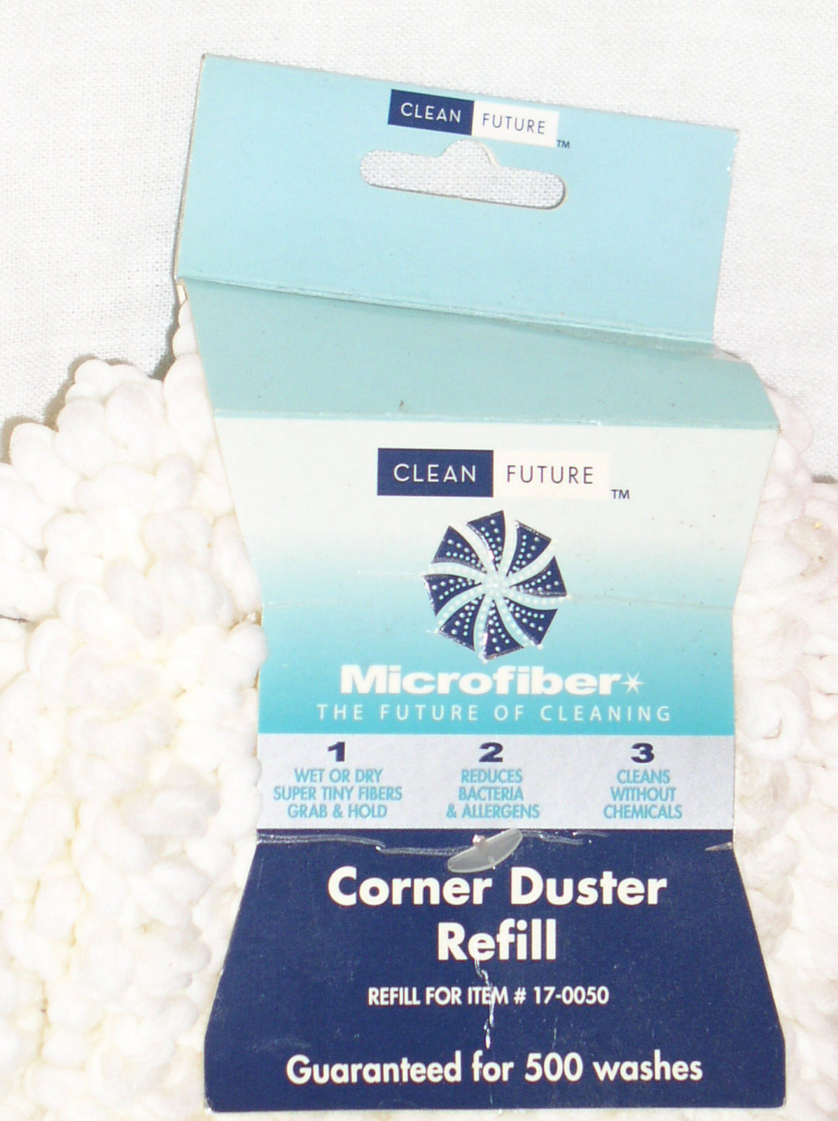 TFX MICROFIBER CORNER DUSTER CLEAN FUTURE CLEANER 17-1050 17-0050 COTTON REFILL