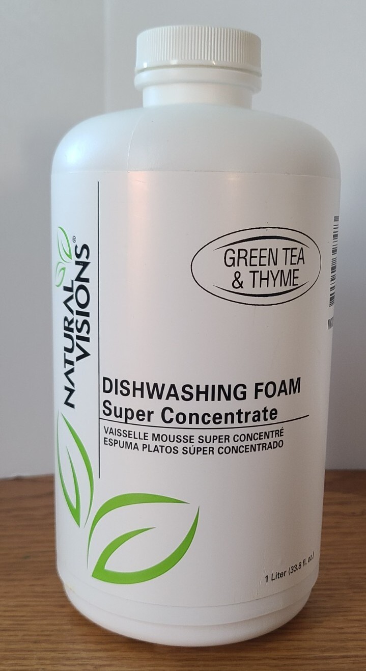 Natural Visions Dishwashing Foam Super Concentrate 1 L Green Tea & Thyme 502523