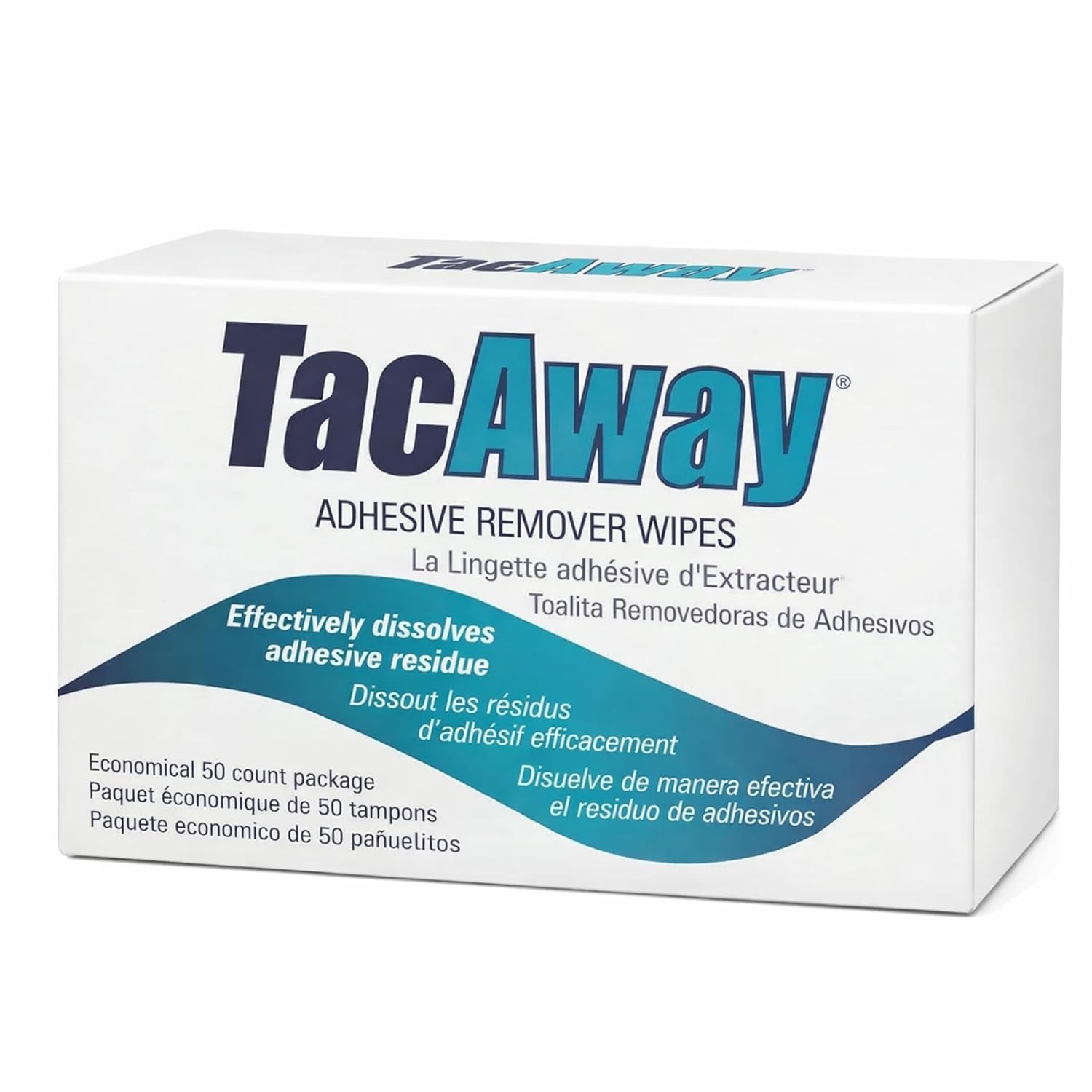 Trms408W – Tacaway Adhesive Remover Wipe, Non-Acetone, 50/Box