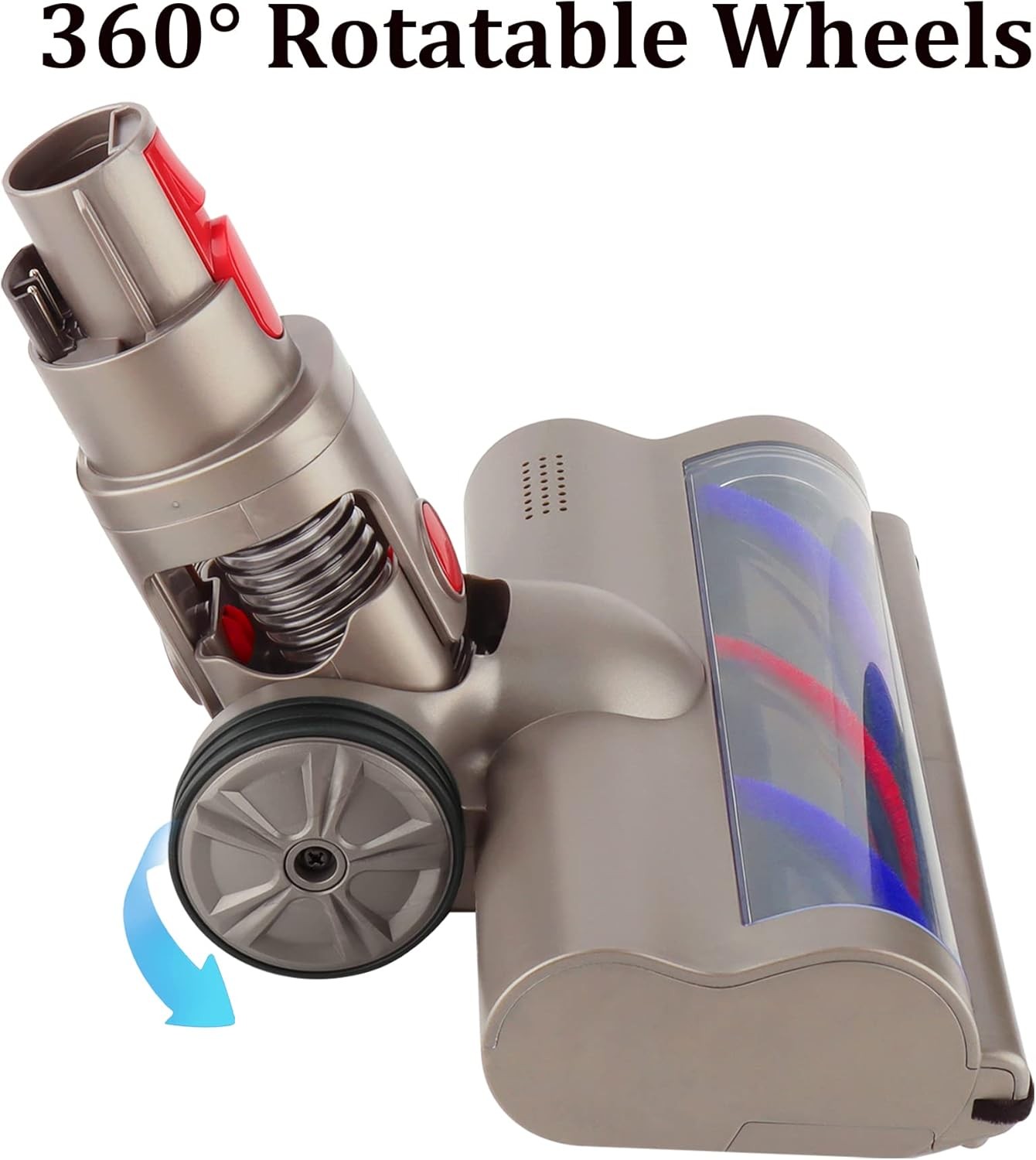 Quick Release Brush Cleaner Head for Dyson V15 V11 V10 V8 V7 Vacuum Cleaner