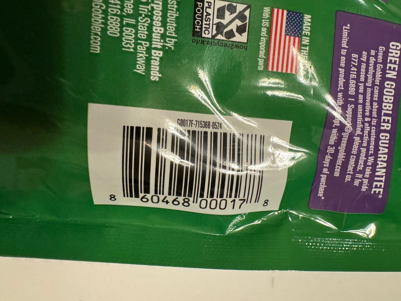 Green Gobbler Septic Saver Bacteria Enzyme Pacs 6 Month Tank Supply Easy NEW