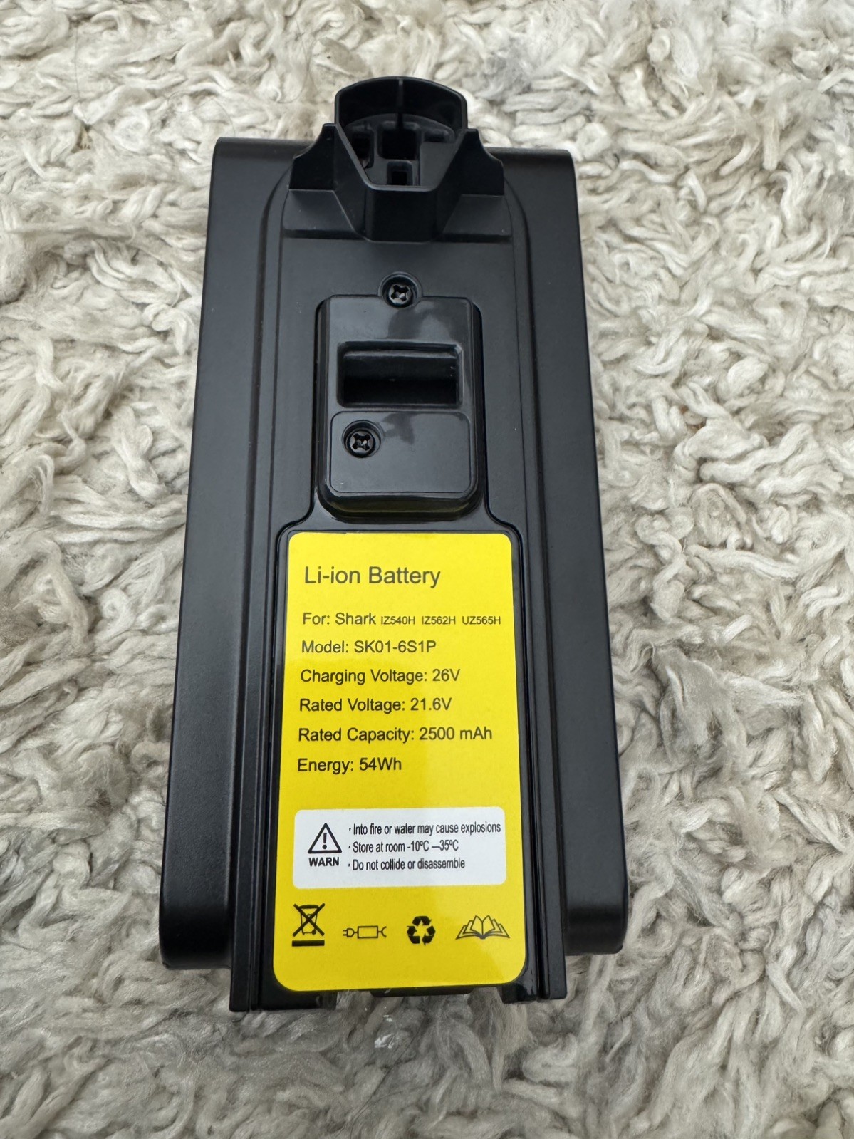 New XBATR620SL LITHIUM-ION BATTERY For SHARK UZ565H IZ540H IZ562H IZ662H