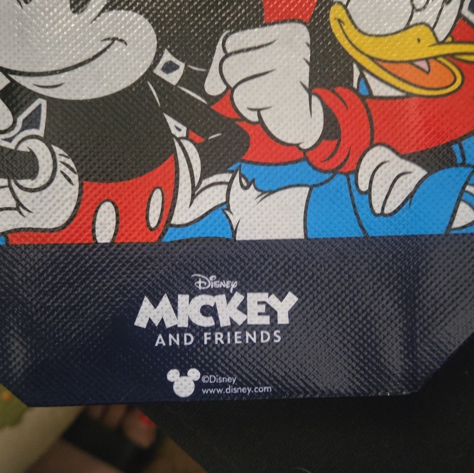 Disney Mickey and Friends Reusable Shopping Bags 2-Pack Multicolor All-Over
