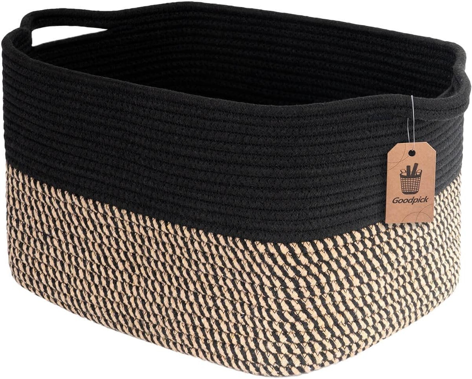 Cube Storage Bins Cotton Rope Organizer 13x10x9 Inches for Toys Clothing Nursery