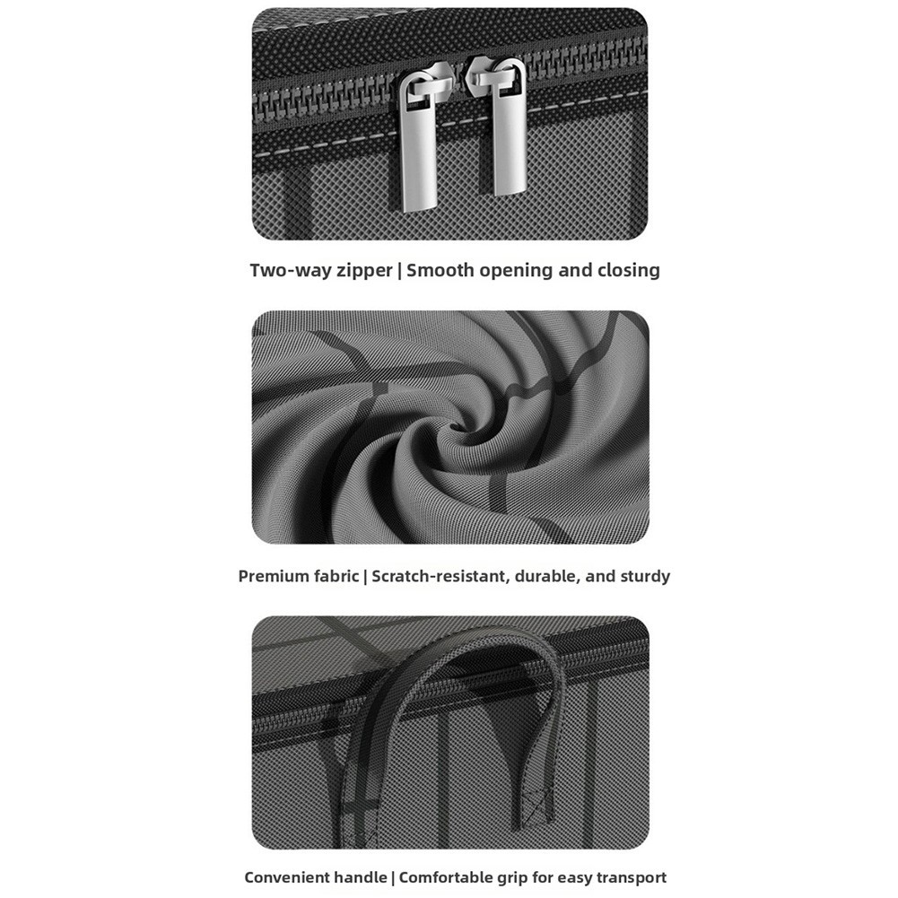 Waterproof Clothes Storage Bag with Zipper Large Capacity Non Woven Fabric