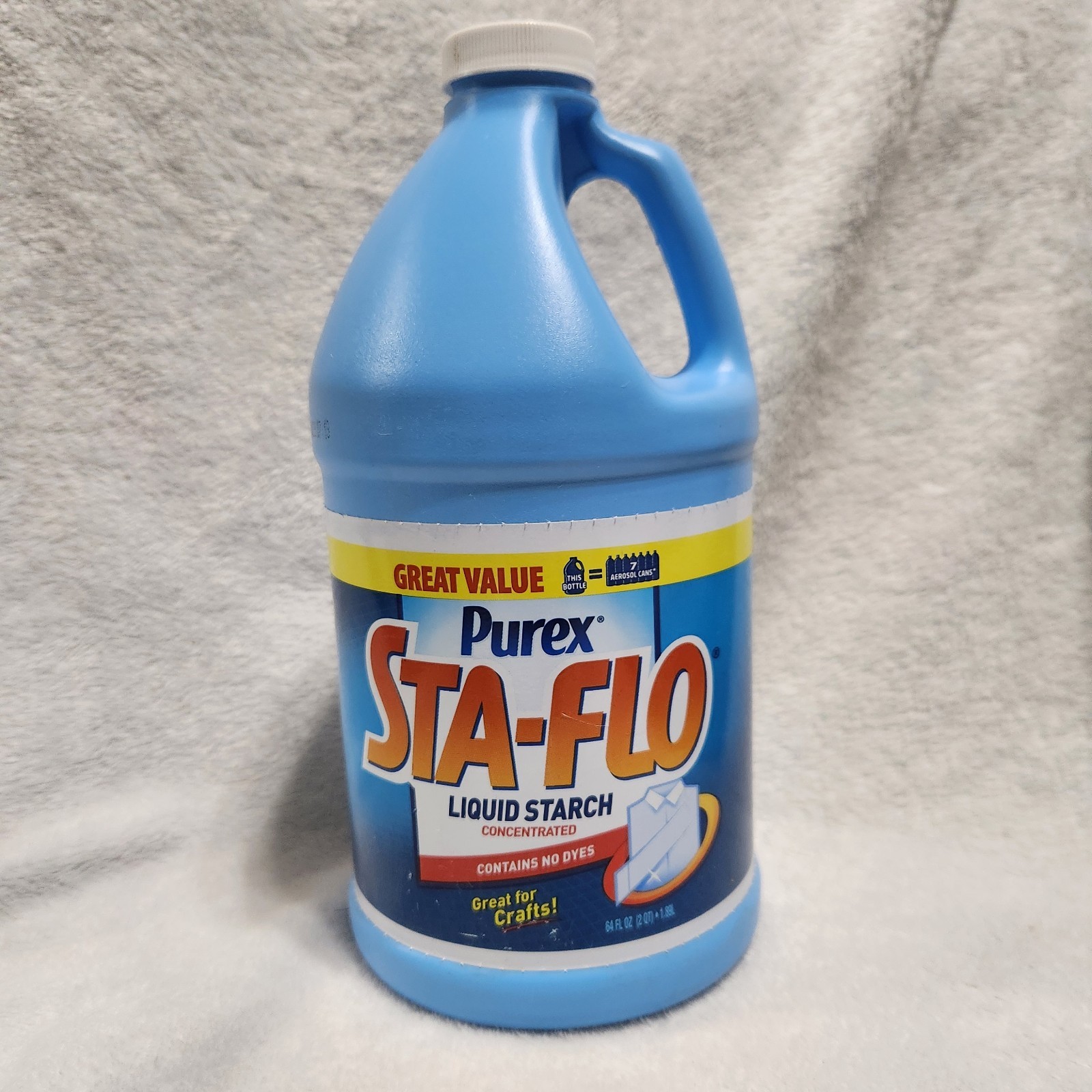 Purex Sta-Flo Liquid Starch Concentrated 64 Oz Crafts Quilting Discontinued