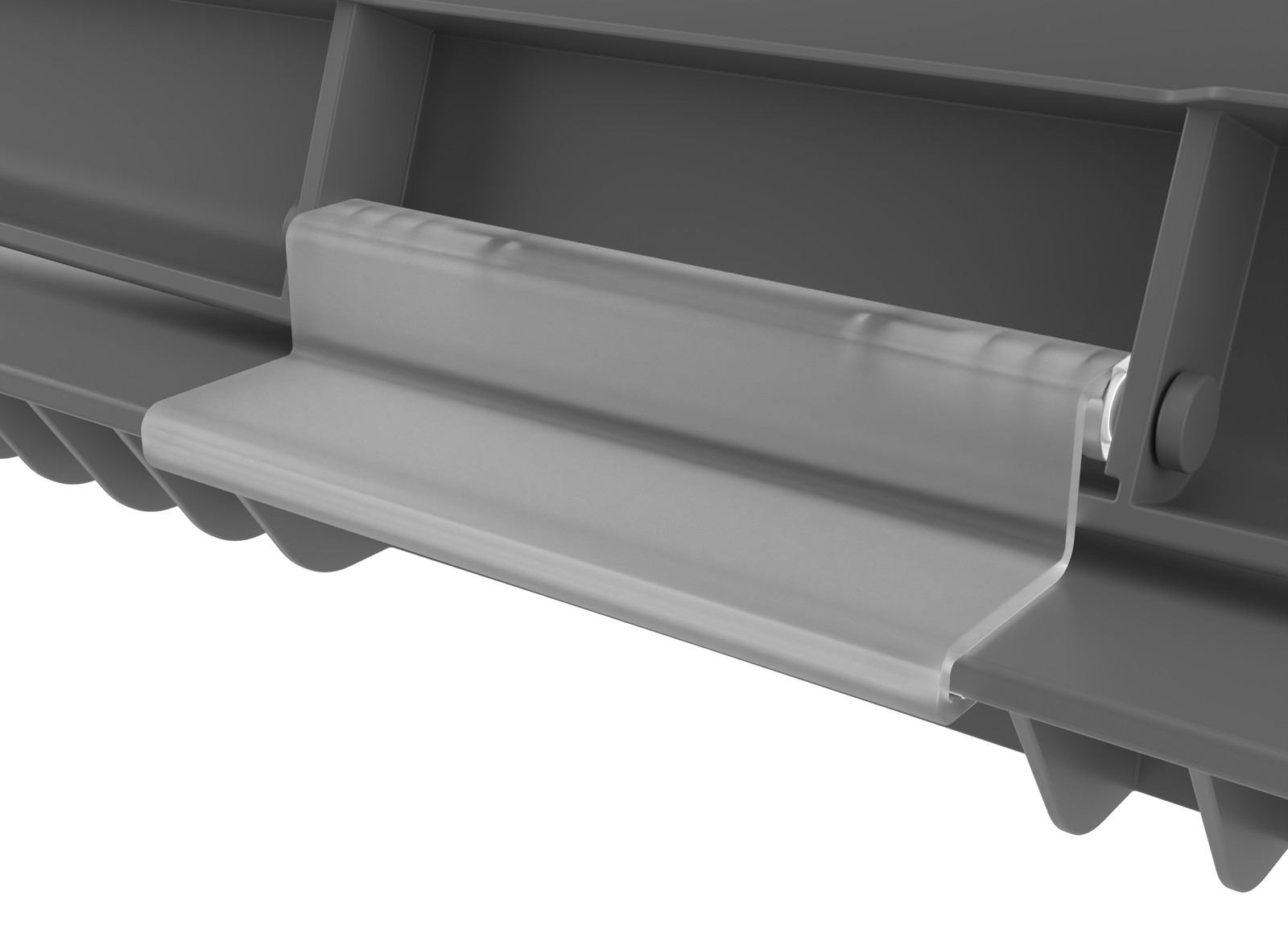 Rev-A-Shelf 32 qt. Trash Can Replacement Lid, Gray (Lid Only), RV-32-LID-14-1