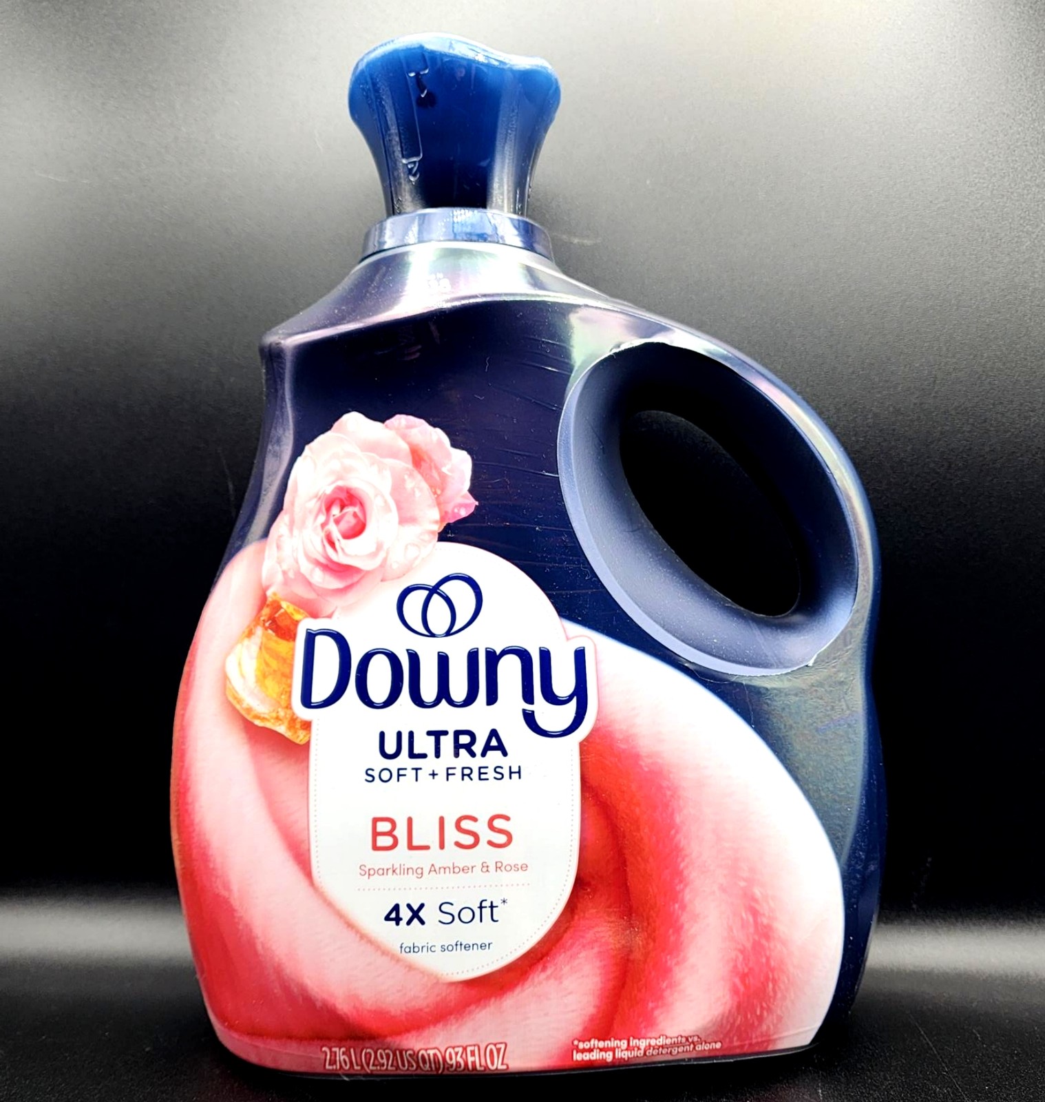 1 Downy ULTRA BLISS Sparking Amber & Rose Fabric Conditioner Softener BIG 93 oz
