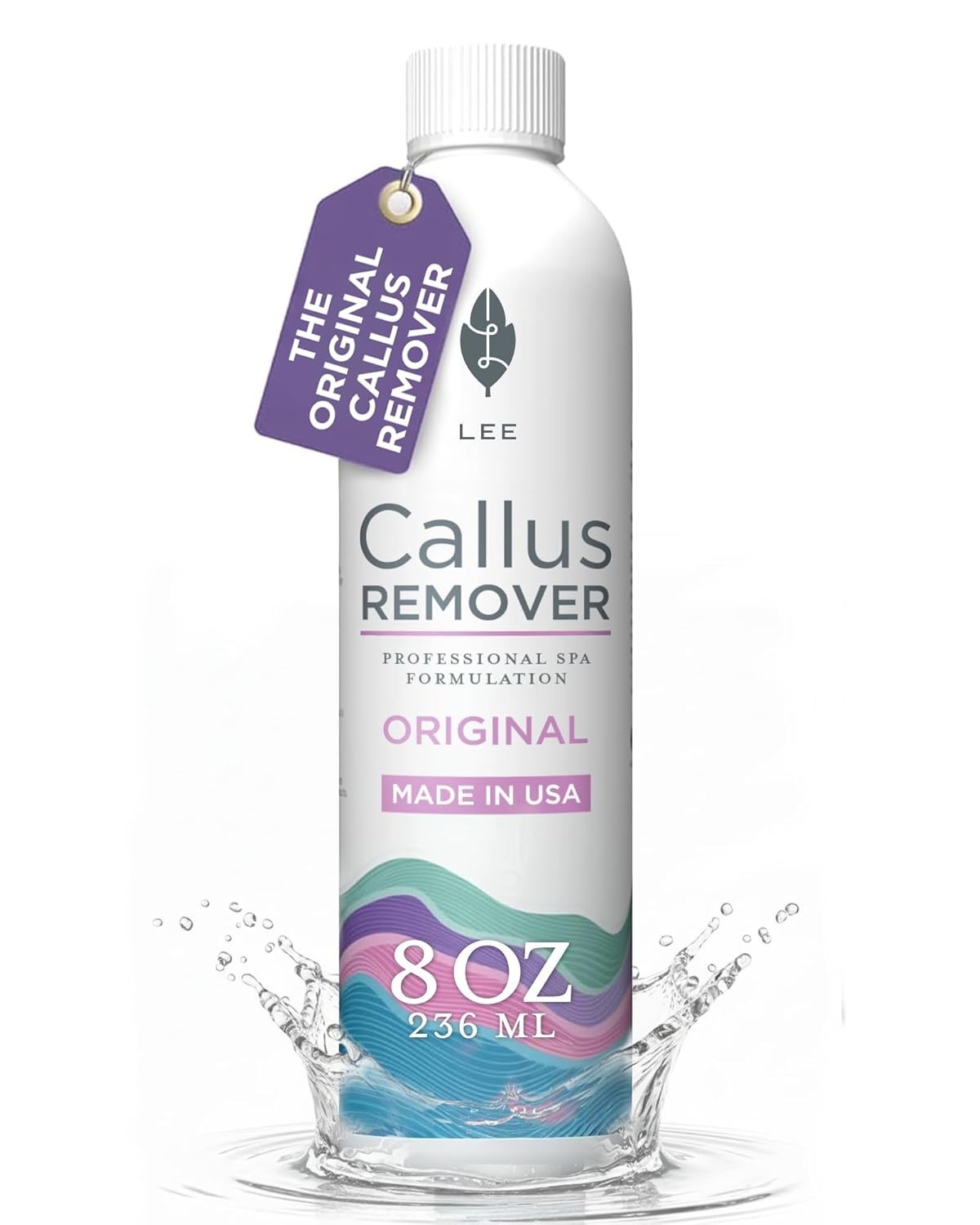 Lee Beauty 8oz Professional Gel Callus Remover for Feet – Original Fast-Acting