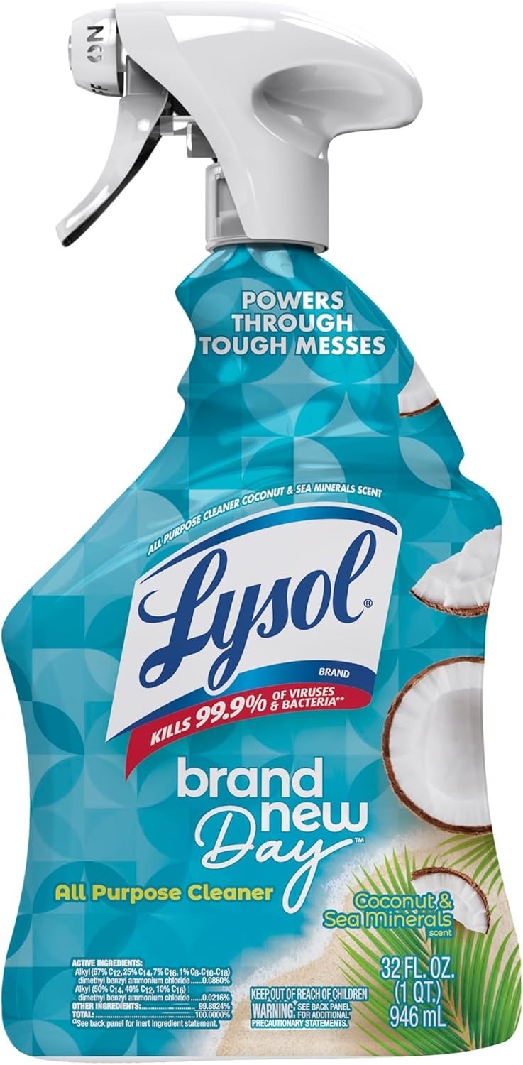 Lysol All Purpose Cleaner Spray, Multi-Purpose Kitchen & Bathroom Clean 32 Fl Oz