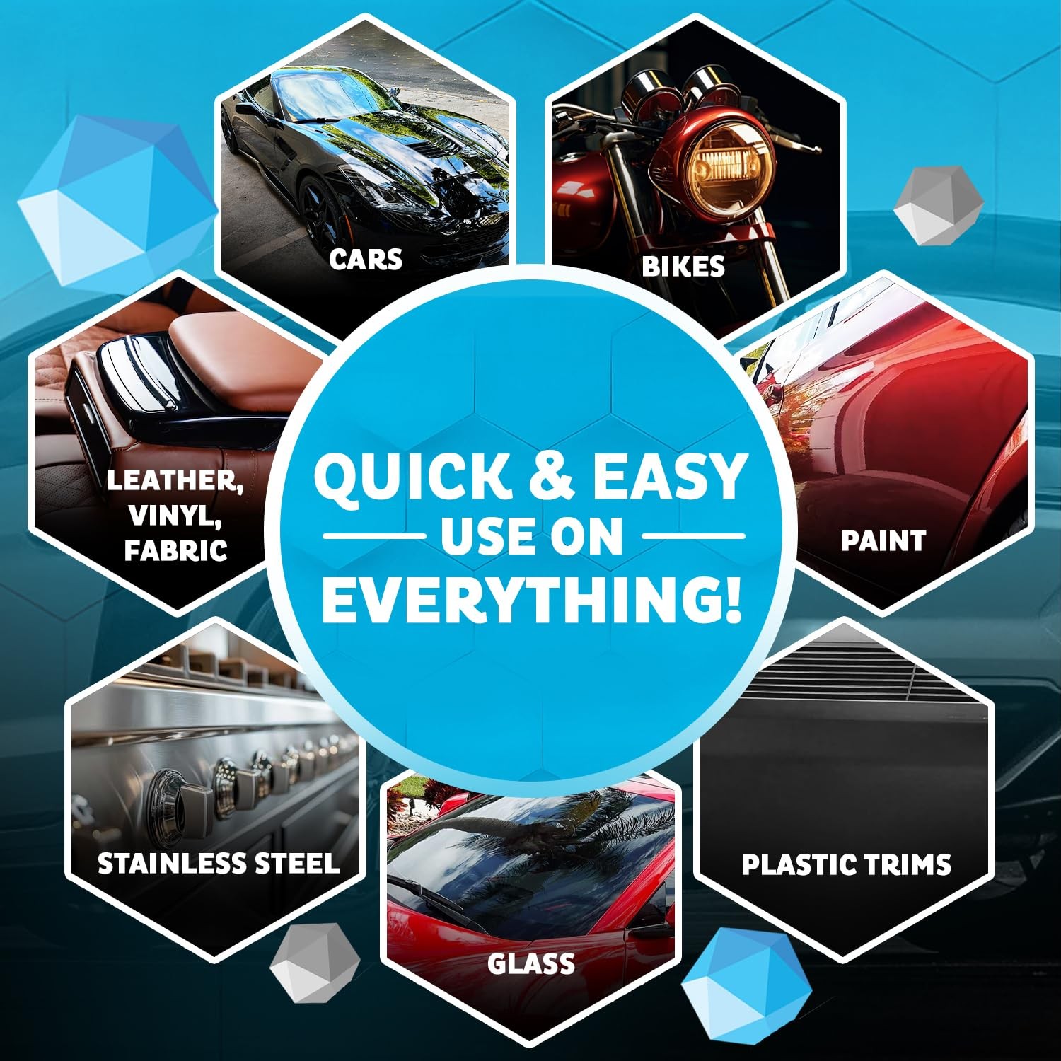 20oz Waterless Car Detailer Spray – Clean Shine & Protect Paint Glass Wheels