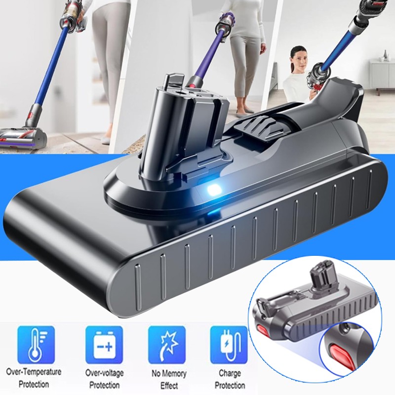 8.0Ah V11 Battery Replacement for Dyson V11/Outsize/Animal Click-in Type PACK