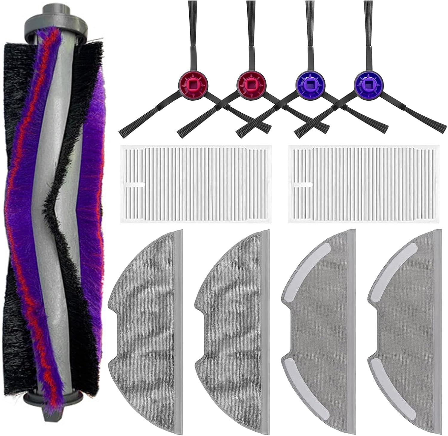 Replacement Parts Kit for Eureka E10s E20 Plus Robot Vacuum Cleaner 1 Main