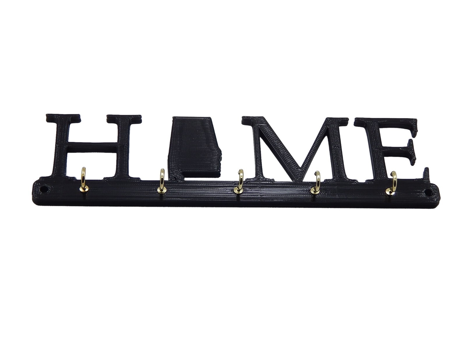 Alabama Home State Shape Key Holder Hanger Rack Hooks Housewarming Wall Gift