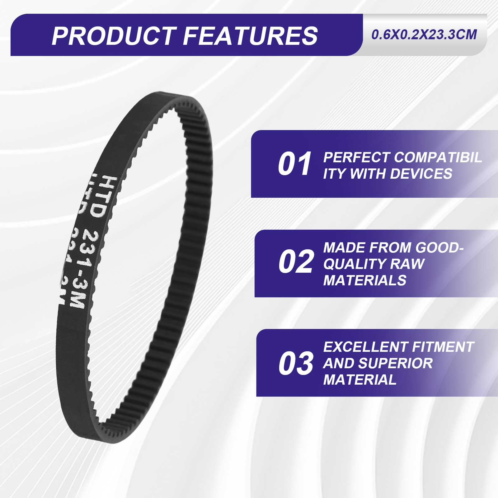 2 Pack Replacement Belts for NV501, NV502, NV503, NV505, NV500W the7787