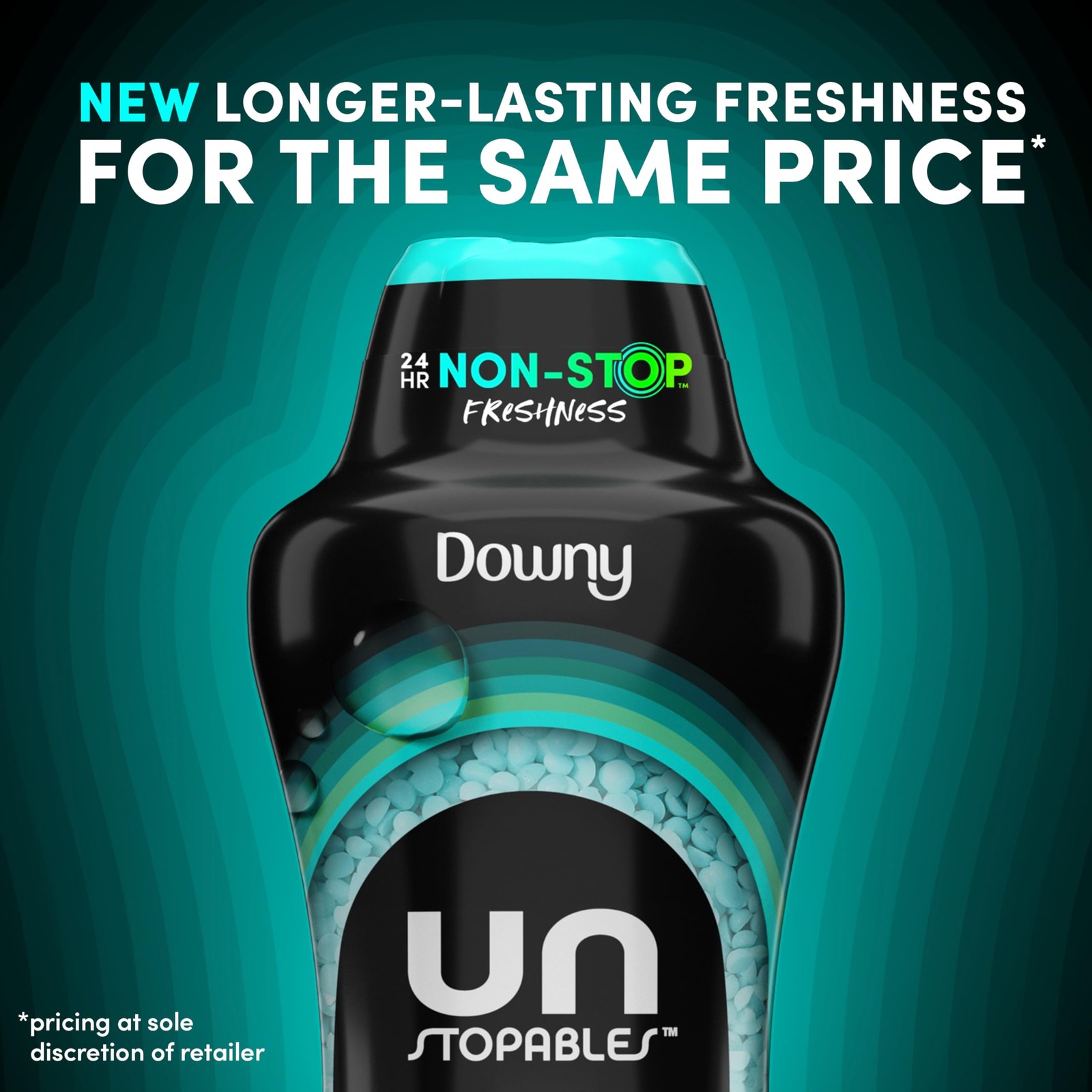 Downy Unstopables in Wash Scent Booster Beads, Fresh 24 Ounce (Pack of 1)