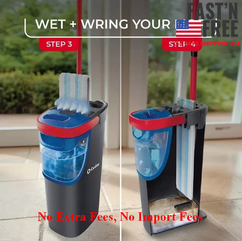 [HOT SALE] O-Cedar H2prO Microfiber Flat Mop System NEW USA WAREHOUSE