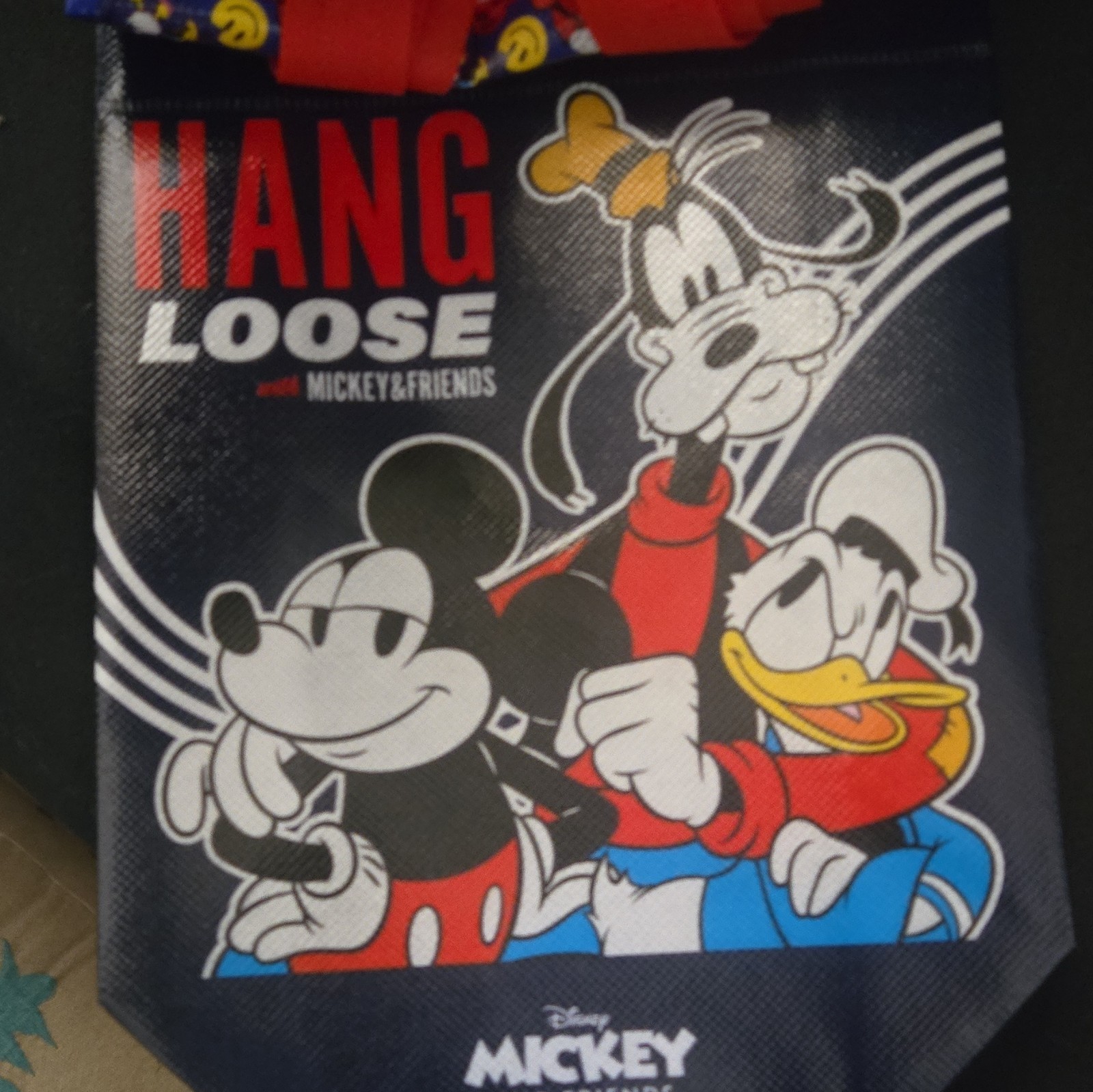 Disney Mickey and Friends Reusable Shopping Bags 2-Pack Multicolor All-Over