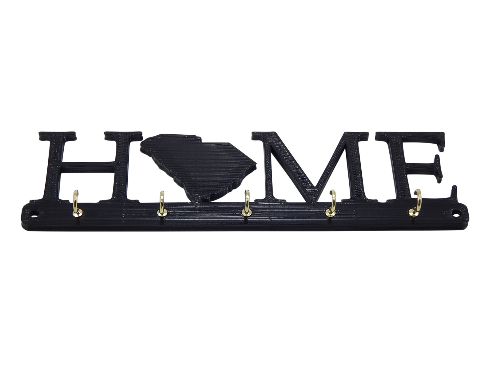 South Carolina Home State Shape Key Holder Hanger Rack Housewarming Wall Gift