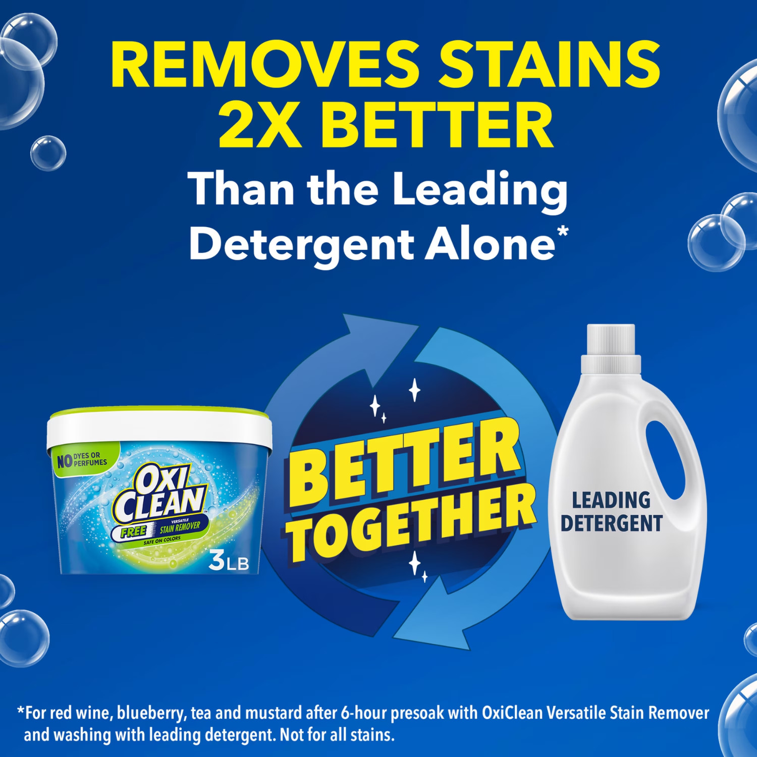 (3 Pack) OxiClean Free Home & Laundry Stain Remover Powder, 3 lb Fragrance Free