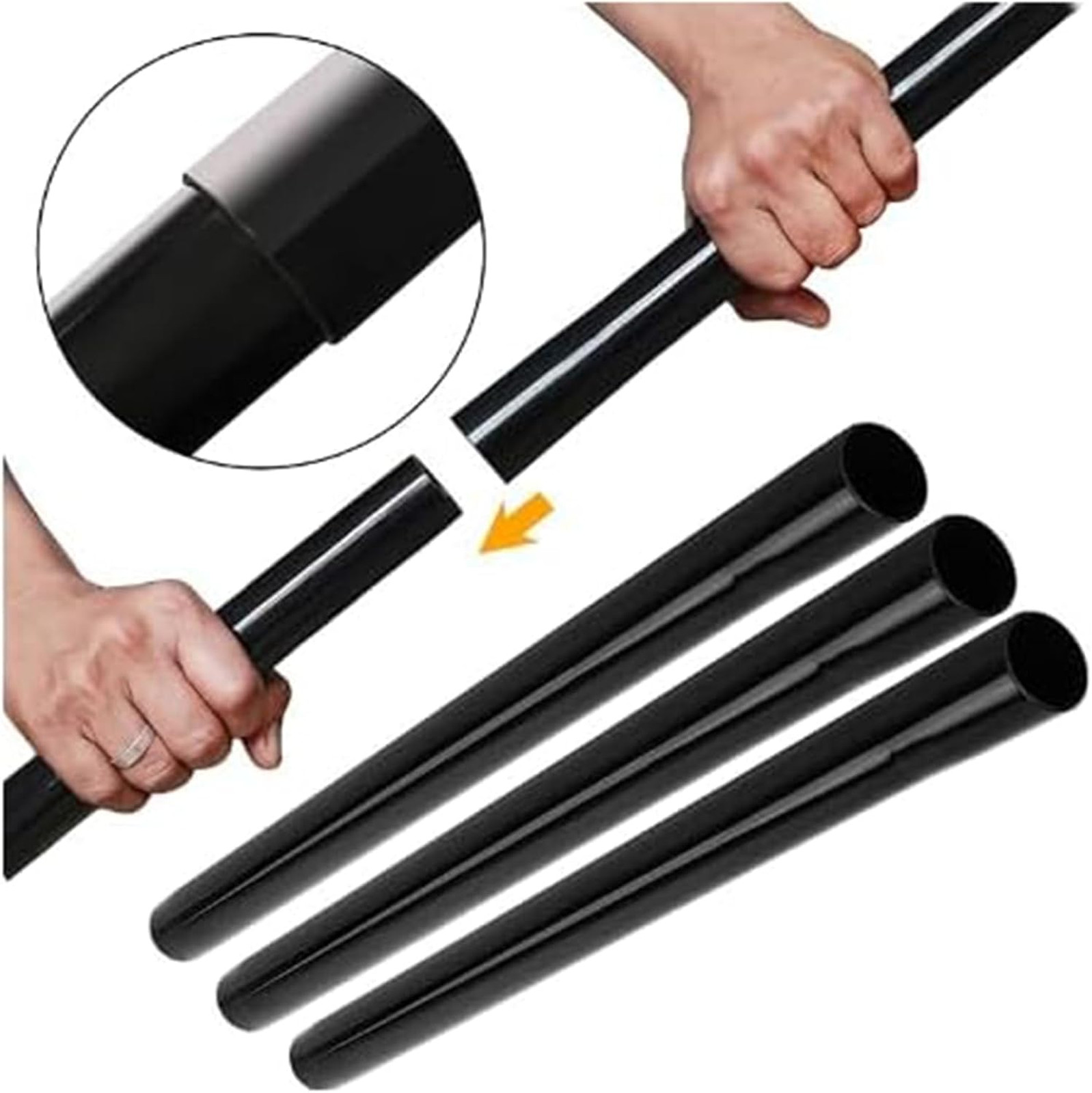 Vacuum Extension Wand Set 15 Inch Plastic Handles for Shop Vac Wet Dry Vacuum