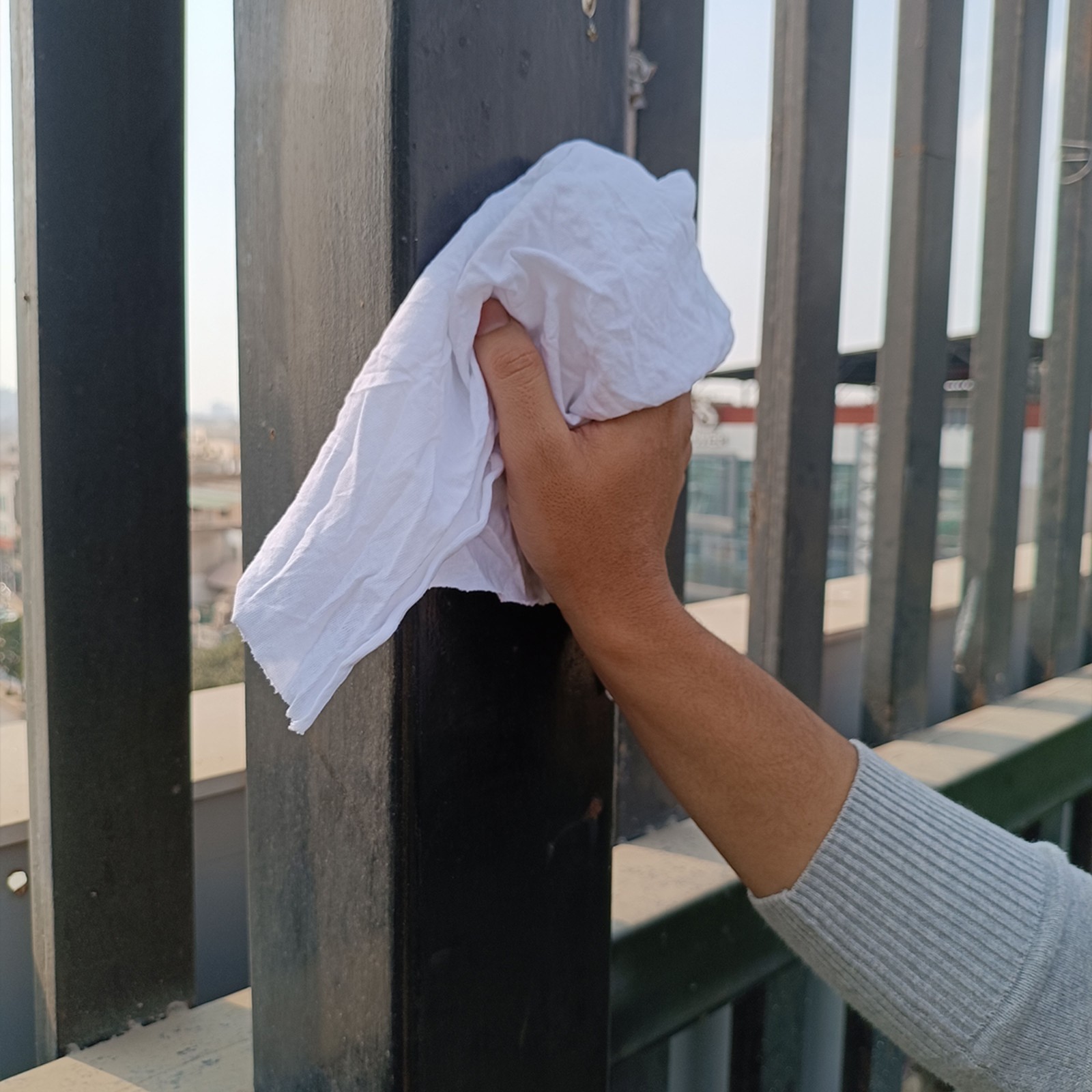 White T-Shirt Knit Rags – 600 LB Pallet | Cleaning Wipers – Compressed Boxes