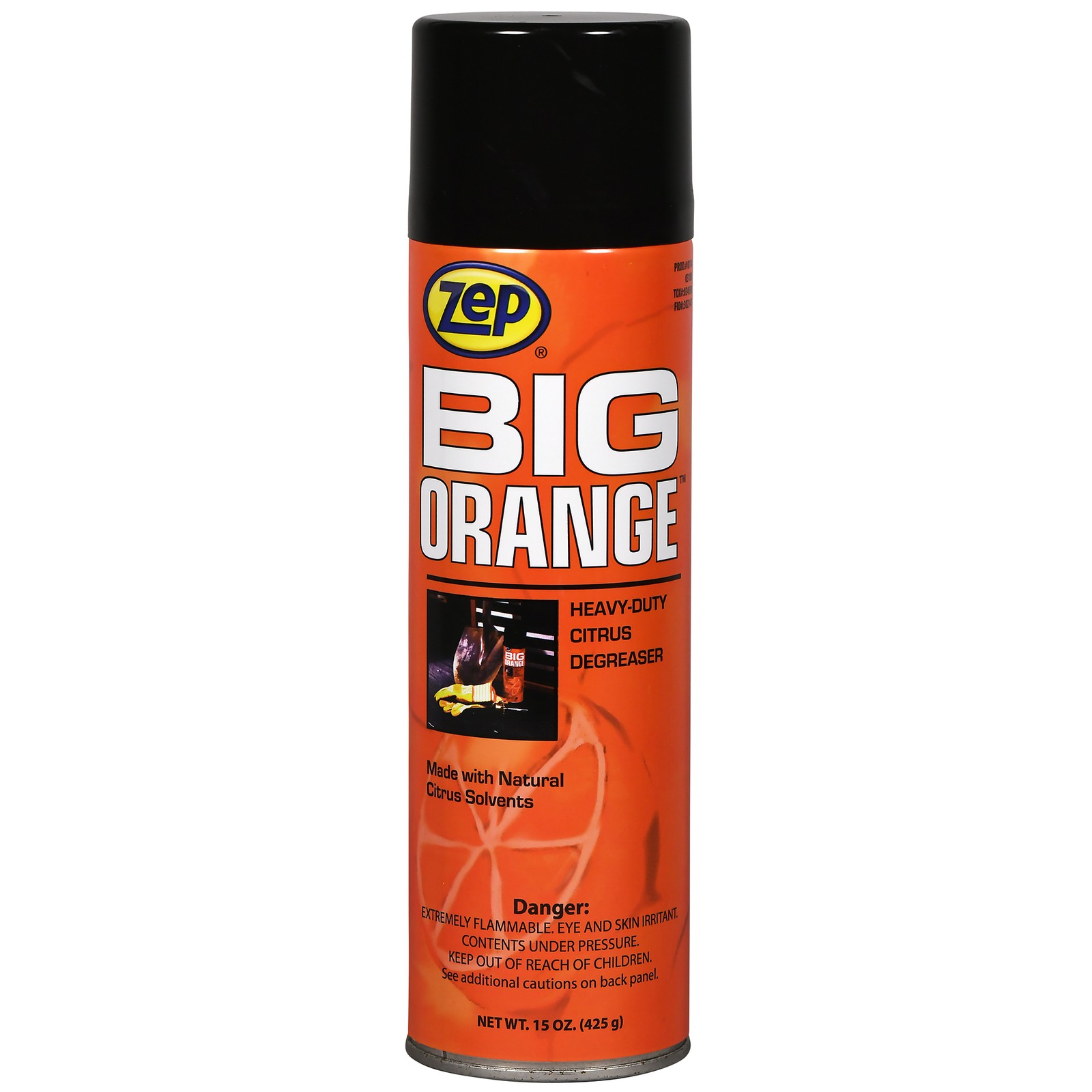 Zep Big Orange Heavy-Duty Citrus Degreaser Aerosol – 15 oz (Case Of 12) 11401 –